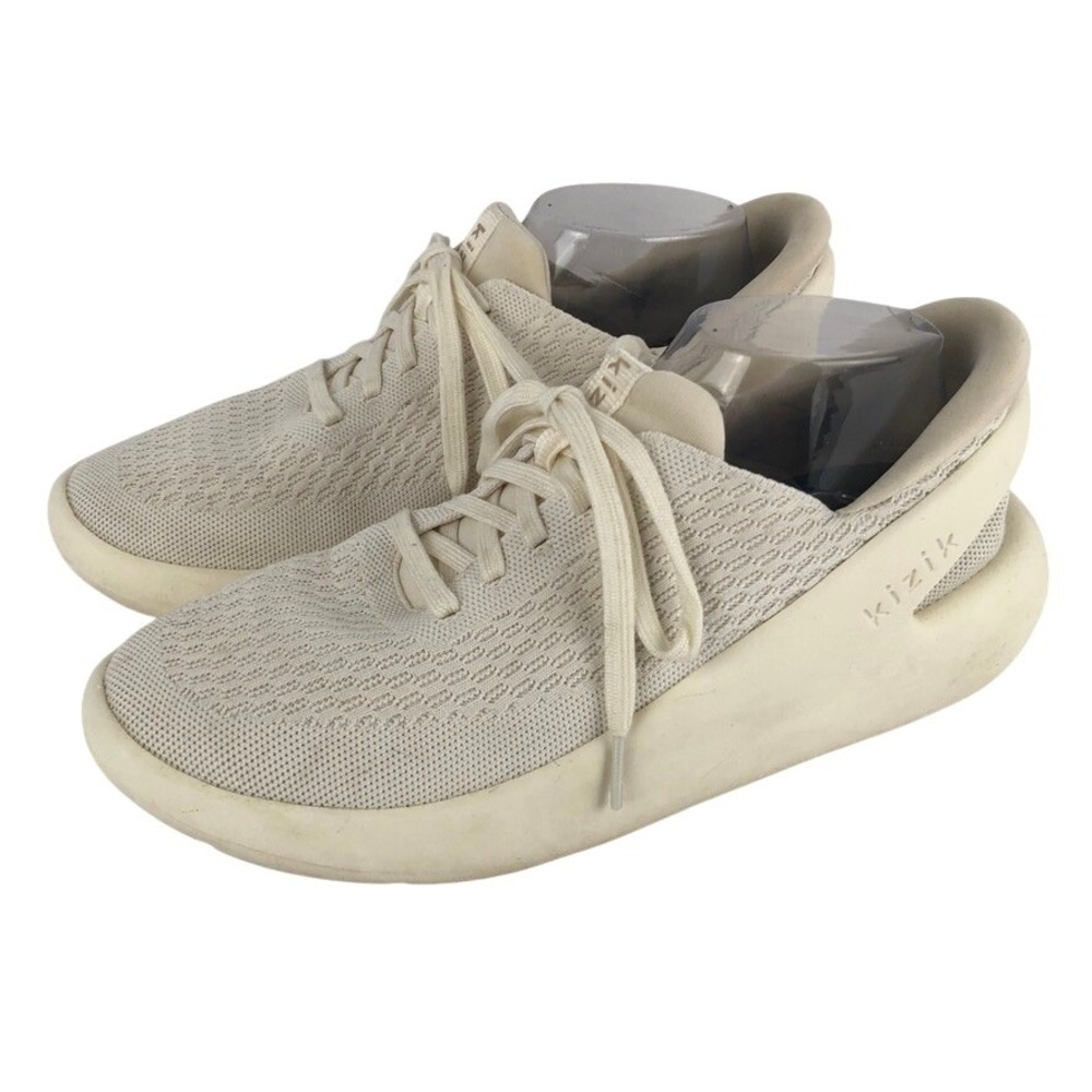 KIZIK Roamer Hands-Free Slip On Sneakers Men's 8 Women's 9.5‎ Cream Bone J2FC